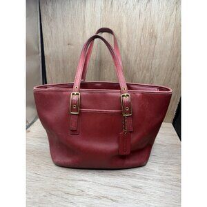 Vintage Coach Bag Lipstick Red 9847 Purse Tote